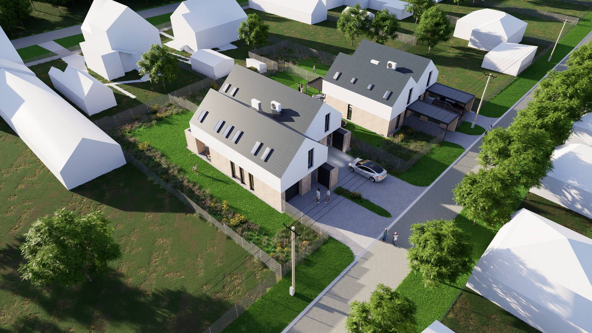 Falusi csend. Modern otthon.