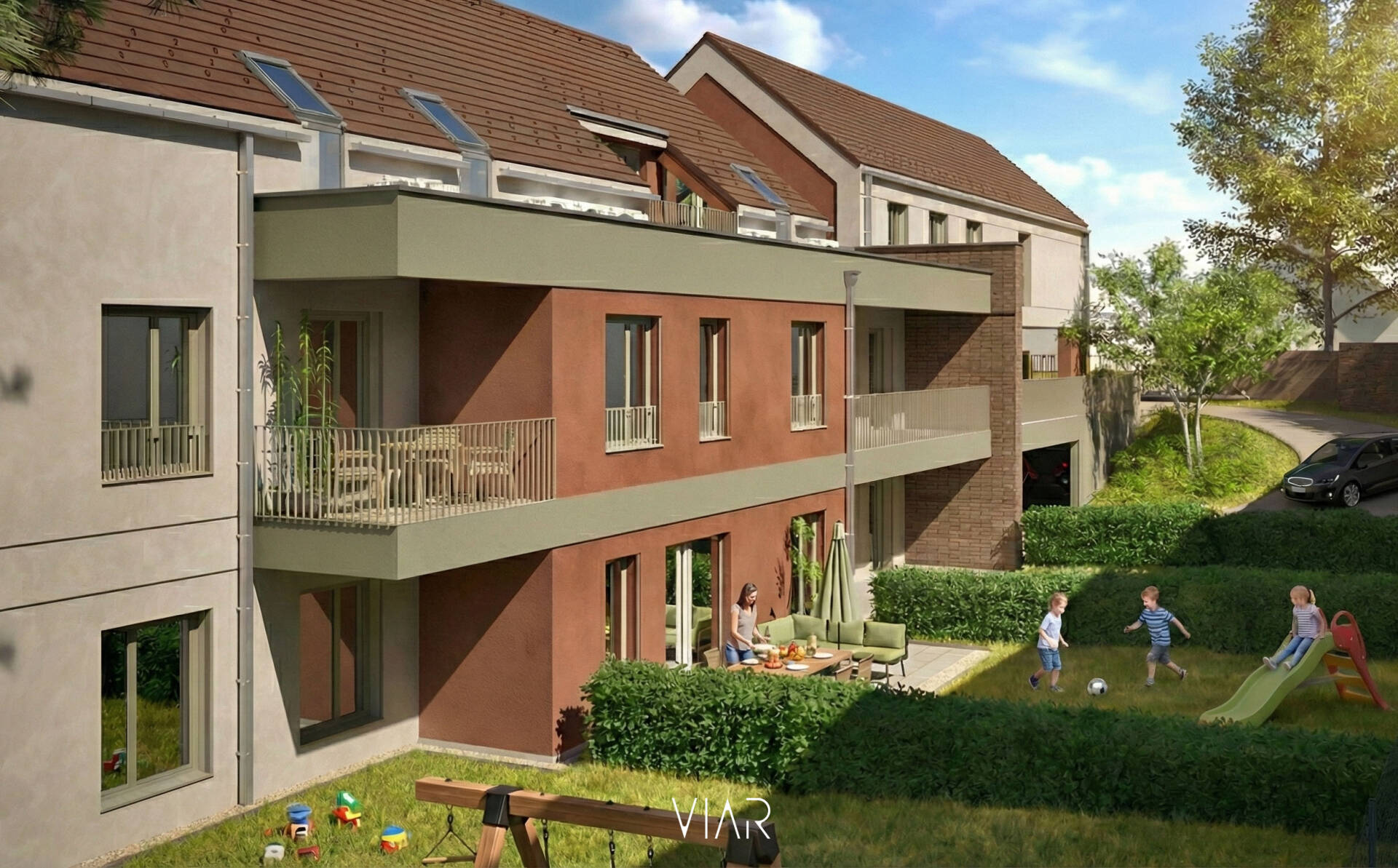 Prémium duplex, zöld környezetben